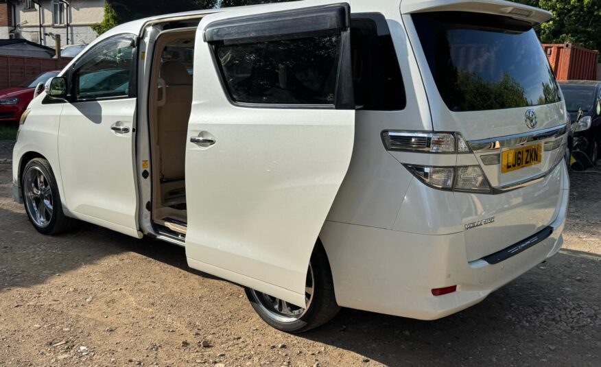 TOYOTA VELLFIRE 2011 ULEZ FREE